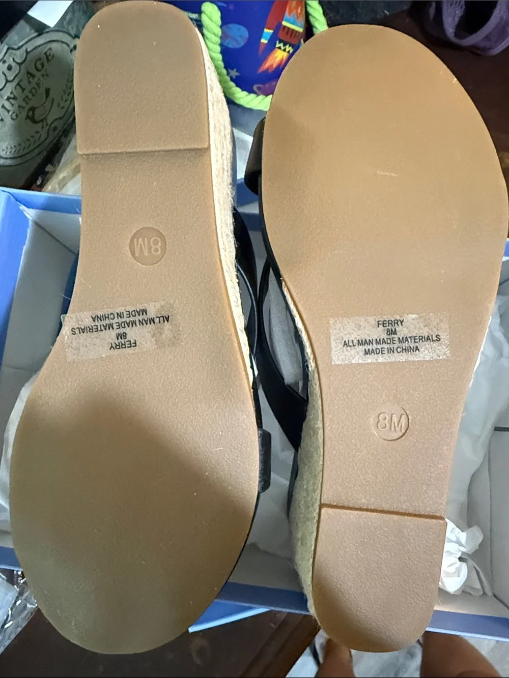 Women's Black Leather Sandals
